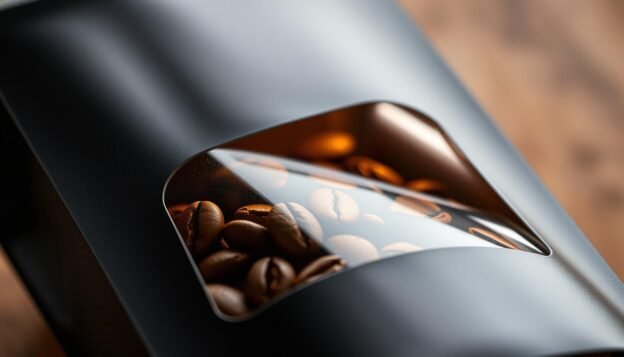 packaging of coffee beans